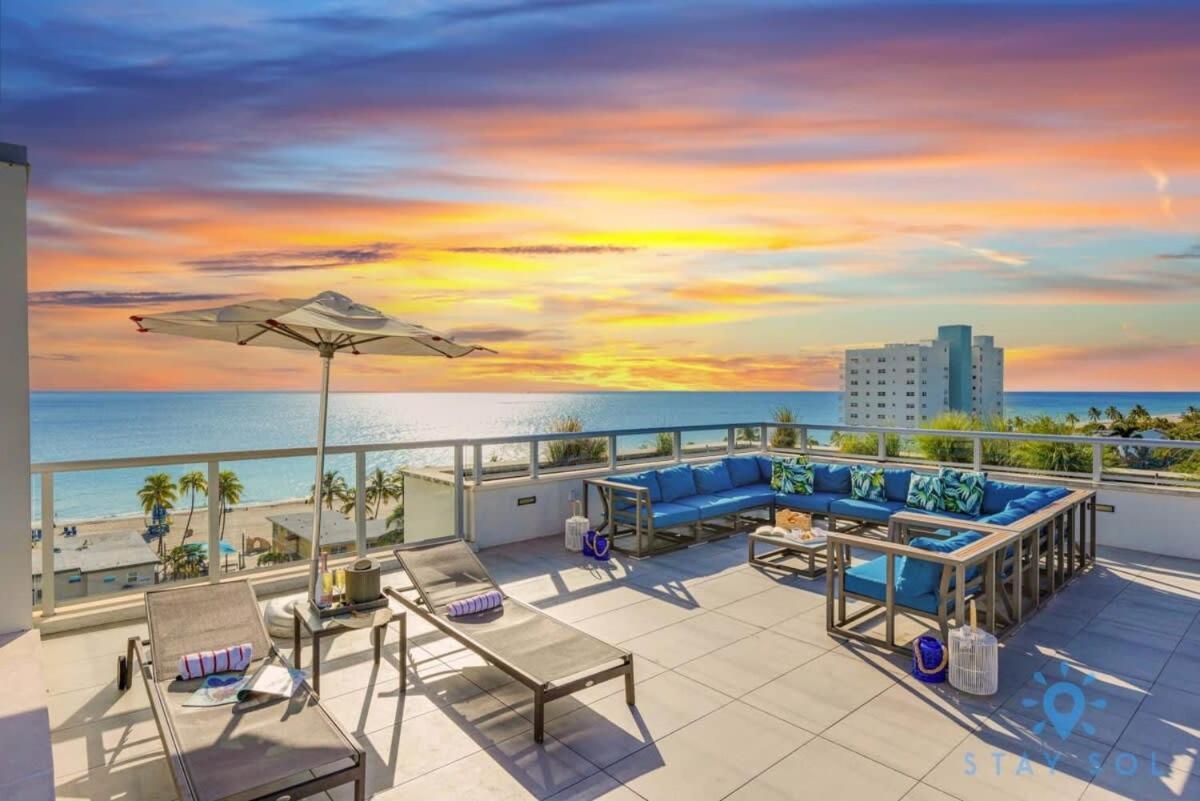 Apartament Rooftop Pool - Hollywood Beach Boardwalk Zewnętrze zdjęcie