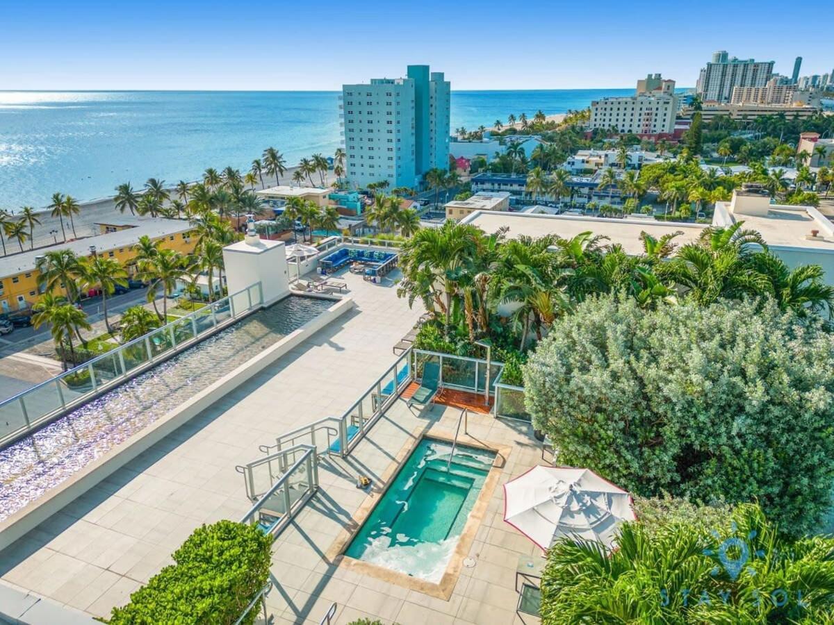 Apartament Rooftop Pool - Hollywood Beach Boardwalk Zewnętrze zdjęcie