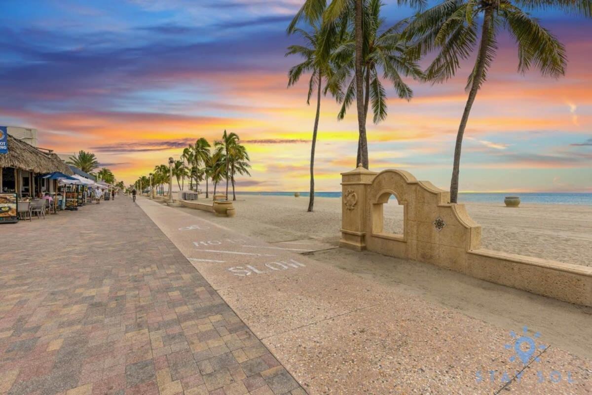 Apartament Rooftop Pool - Hollywood Beach Boardwalk Zewnętrze zdjęcie